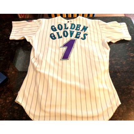 2001 Golden Gloves #1 Uniform Arizona Diamondback Year They Won The World Series