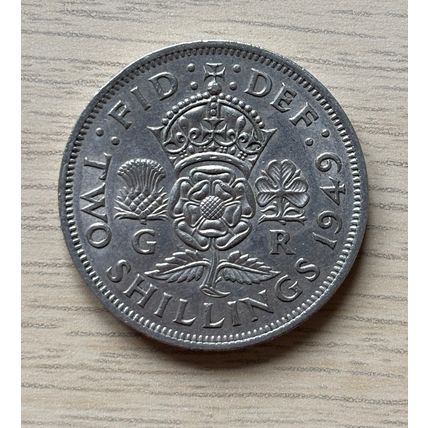 Two Shillings 1949 Coin Florin