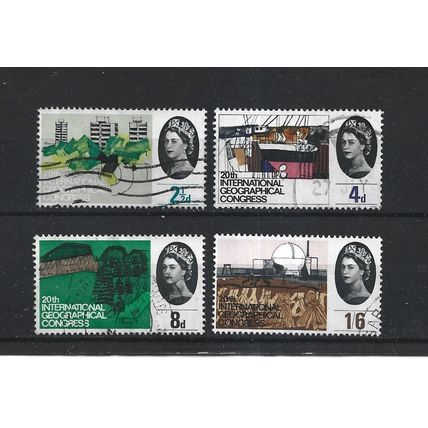 GB.20th International Geographical Congress,London set of 4.Fine Used.Jul25