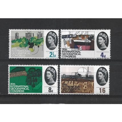 GB.20th International Geographical Congress,London set of 4.Mounted Mint.Jul25a