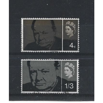 GB.Churchill Commemoration set of 2.Fine Used.Jul25