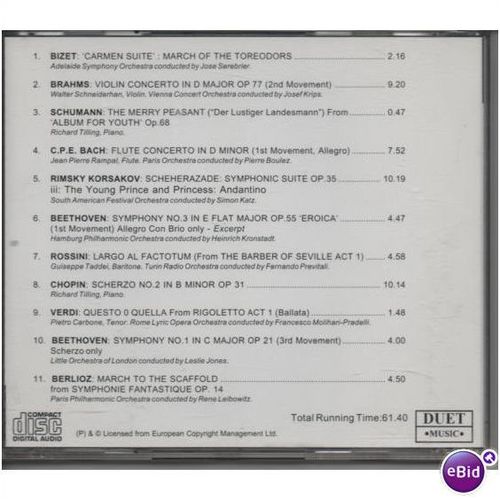 Classical Masterpieces Hard to find CD album Volume 9