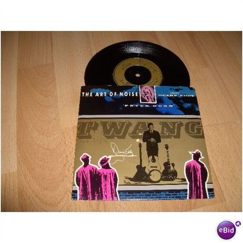 the art of noise ft duane eddy, peter gunn.1986 7" p/s.