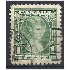 Canada 1935 SG335 1c Green Good+/Fine Used ..