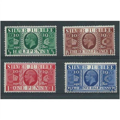 Silver Jubilee set sg453 456 hm cv £8.00 + sj