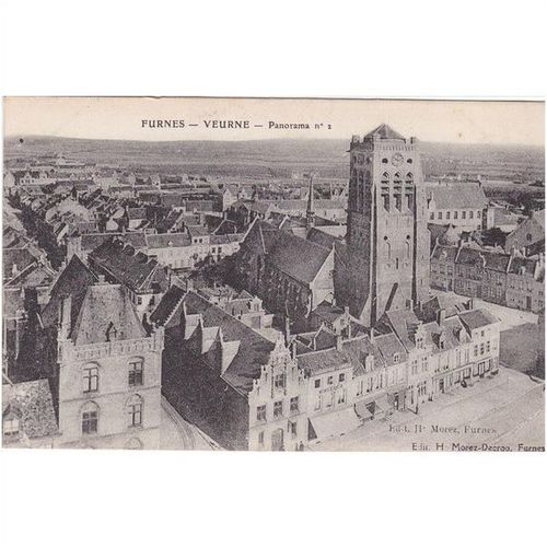 Panorama Furnes Veurne Postcard (F4719)
