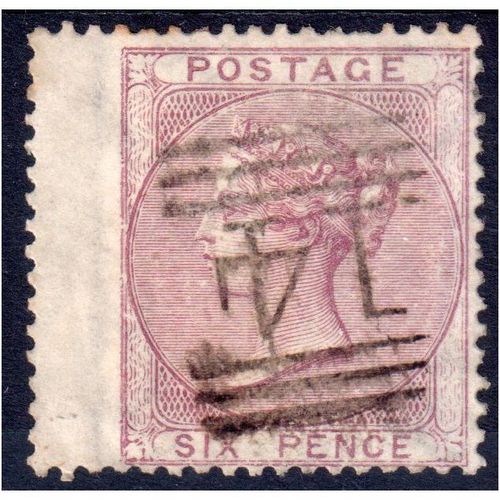 Sg70 6d pale lilac V/ fine used cat £100 (B145)