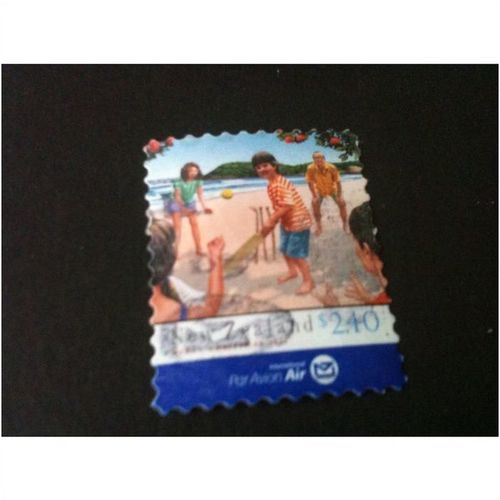 NEW ZEALAND 2013 CHRISTMAS Par Avion Air $2.40 USED