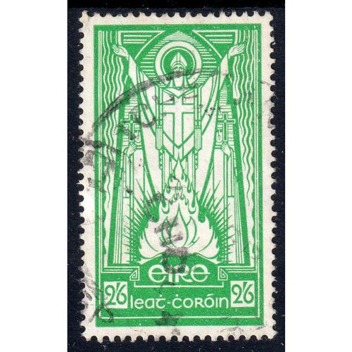 1943 Ireland Sg123 2/6s EMERALD-GREEN FINE USED (BT48)
