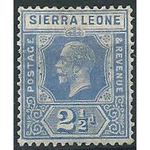 Sierra Leone 1921 SG135 2 1/2d Ultramarine Mounted Mint ... .