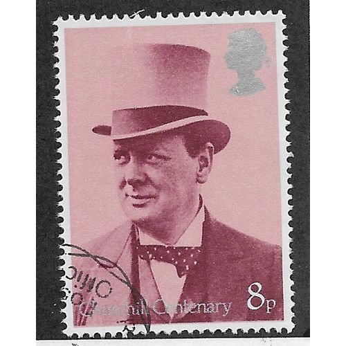 1974 8P 'WINSTON CHURCHILL' FINE USED (EBID58-658)