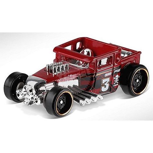 Hot Wheels - Bone Shaker: HW Game Over #4/5 - #117/250 (2019) *Dark Red / Loose*