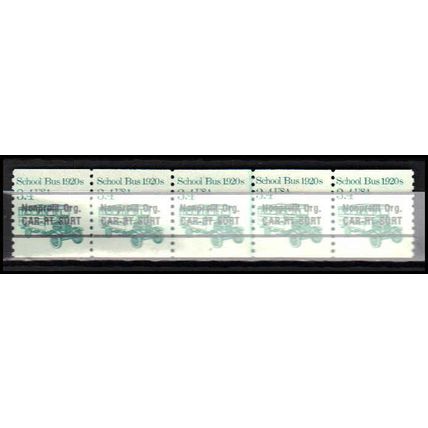 2123a 3.4c School Bus Fine MNH Dry Gum PNC 2/5 AA0251