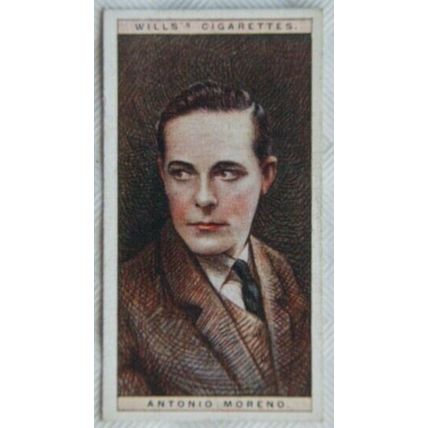 1928 Wills Cinema Stars 2nd No. 18 Antonio Moreno