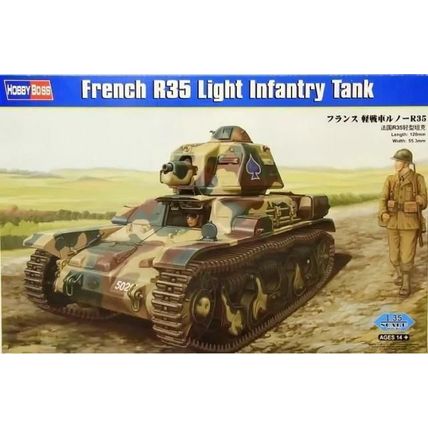 HobbyBoss 83806 French R35 Light Infantry Tank 1:35 Scale Model Kit