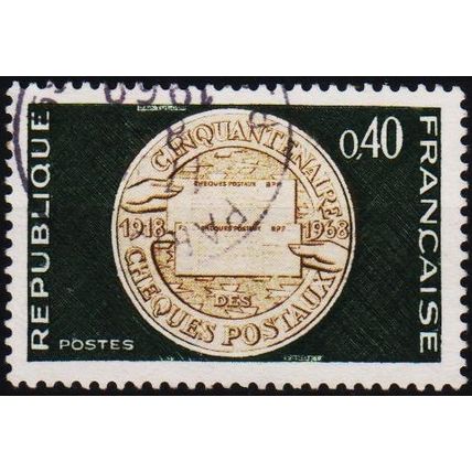 France. 1968 40c S.G.1774 Used