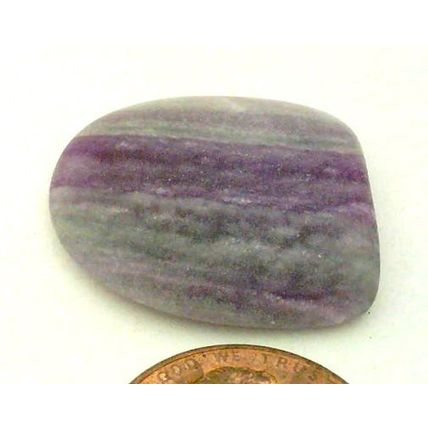 Purple Fluorite Freeform Gemstone Cabochon 287