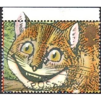 1991 Greetings Booklet Stamps, Smiles. 1st Value. Cheshire Cat. Fine Used