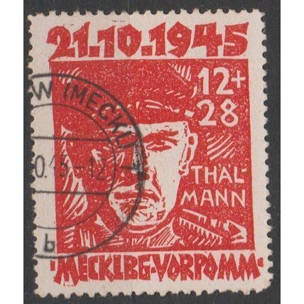 Mi: 22a used 1945 Cat € 80