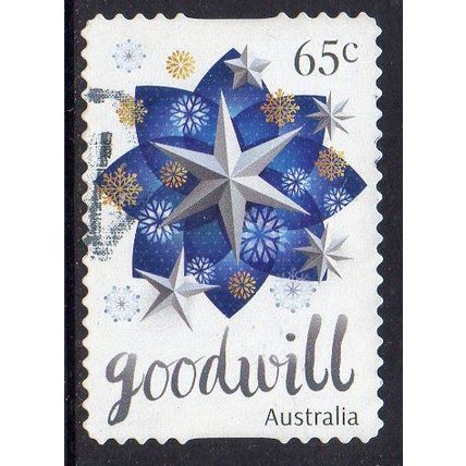 Australia 2016 Christmas - Goodwill 65c s/a Used