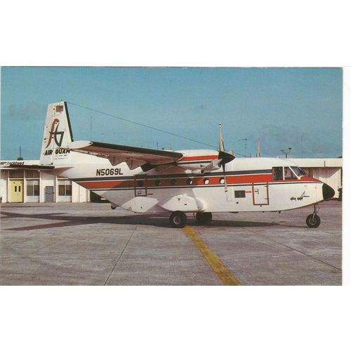 Air Guam Casa 212 Series 200 Aircraft Postcard (A16139)