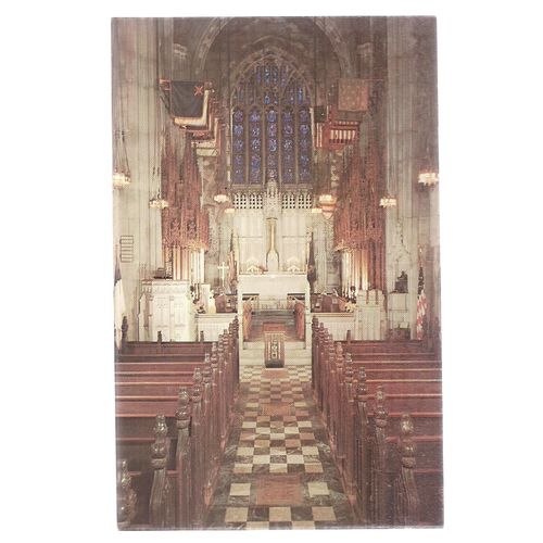 WASHINGTON MEMORIAL CHAPEL, VALLEY FORGE, PENNSYLVANIA unused postcard =