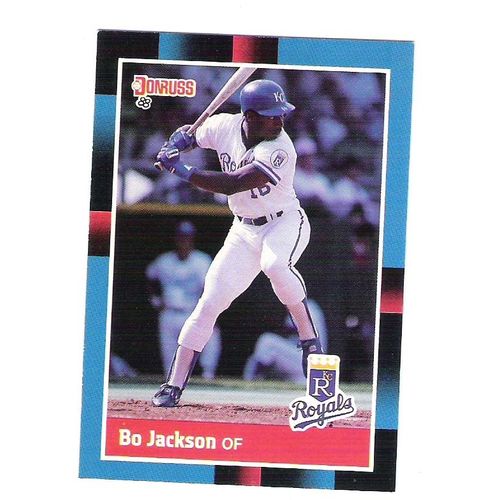 1988 Donruss baseball Bo Jackson card #220 - NM - Royals