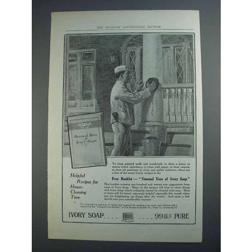 1915 Ivory Soap Ad - Helpful Recipes for House-Cleaning