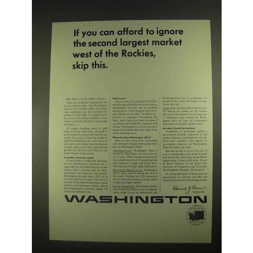 1967 Washington Commerce & Economic Development Ad