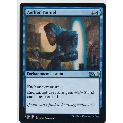 Magic the Gathering MTG Core Set 2019 043/280 Aether Tunnel