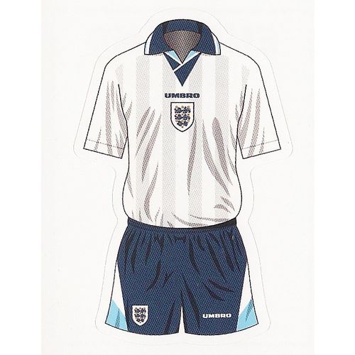 Topps ENGLAND 2012 Stickers: No.184 - England Kits: 1995-96
