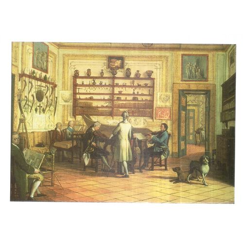 KENNETH MACKENZIE painting by PIETRO FABRIS unused vintage postcard =