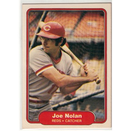 1982 Fleer baseball card 77 Joe Nolan- Reds