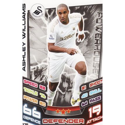 Match Attax 2012/2013 274 Ashley Williams Swansea City