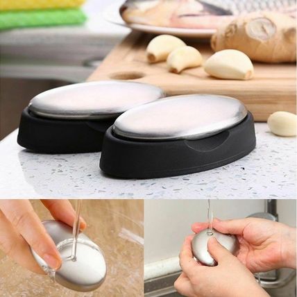 Cute Oval Effective Odour Removal Cleaner Stainless Steel Soap Pet Odor Remover