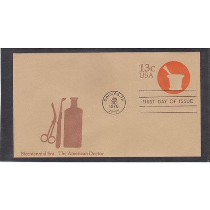 FDC U574 13c Mortor (No Cachet-U/A) CV40103
