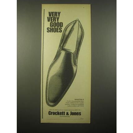 1966 Crockett & Jones Winston II Shoes Ad - Very Very Good Shoes