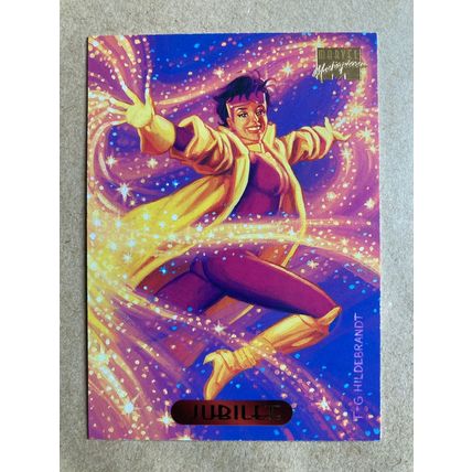 Marvel Masterpieces 1994 Base trading Card # 58 Jubilee (B) Fleer