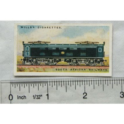1924 Wills Railway Engines No. 45 South African Railways Electric Locomotive