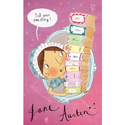 Jane Austen Book Author Stunning Artist Painting Postcard