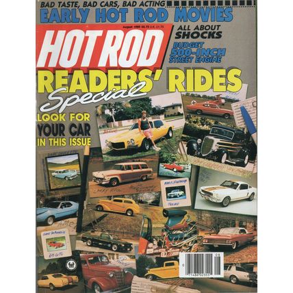 1989 August Hot Rod Readers Rides Special