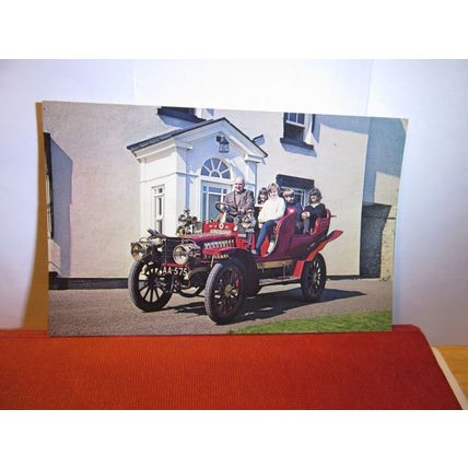 1903 THORNYCROFT car unused postcard Cheddar Motor Museumdated 1970 #