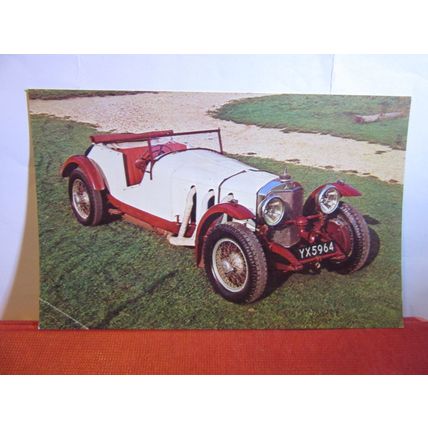 1927 MERCEDES-BENZ S veteran car vintage unused postcard dated 1963 #
