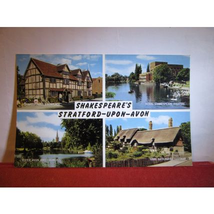 multiview, STRATFORD UPON AVON, WARWICKSHIRE. unused postcard J. Salmon =