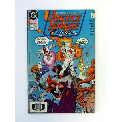 Justice League Europe #19 DC Comics Pushing the Button FN/VF 1990