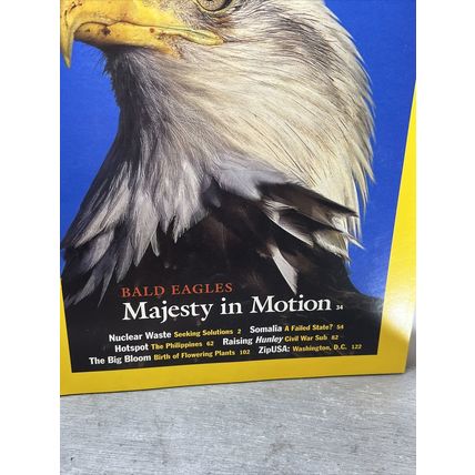 National Geographic Magazine July 2002 Bald Eagles - Vintage Collectable