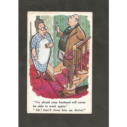 Comedy Postcard Tucks #79 Doctor