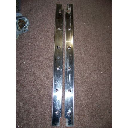1972 International Travelall Front Door Sill Plates OEM Pair