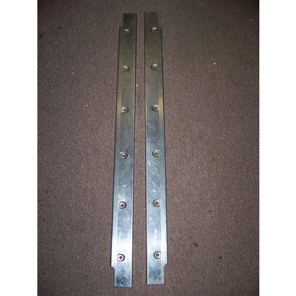 1972 International Travelall Front Door Sill Plates OEM Pair