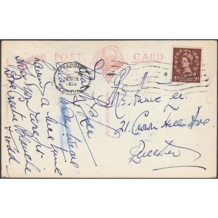 Royal Hotel, Teignmouth, Devon, 1956 - Dearden & Wade RP Postcard